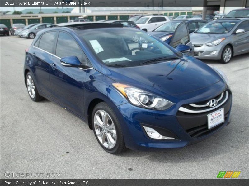 Atlantic Blue / Black 2013 Hyundai Elantra GT