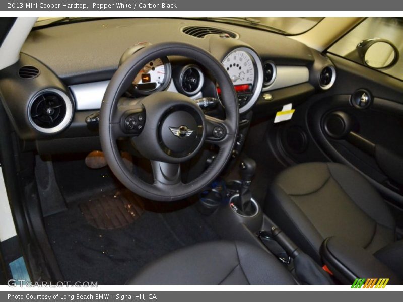 Pepper White / Carbon Black 2013 Mini Cooper Hardtop