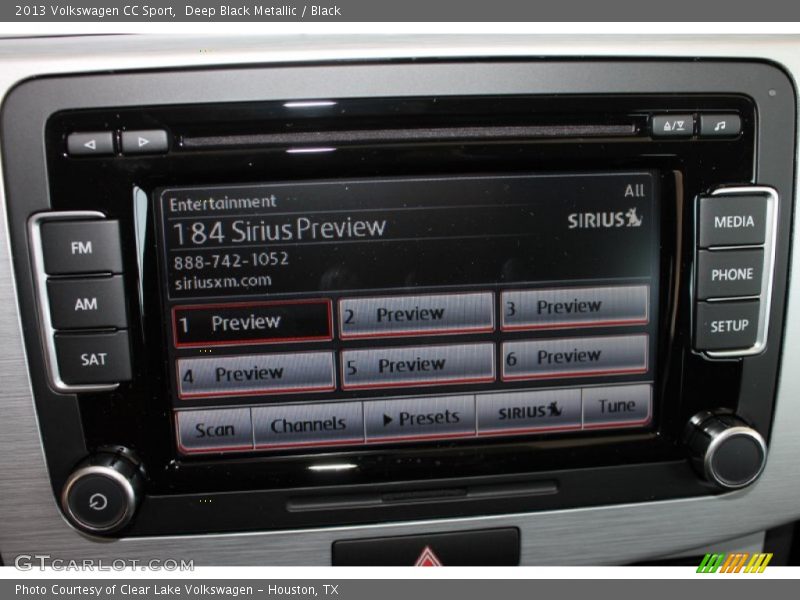 Deep Black Metallic / Black 2013 Volkswagen CC Sport