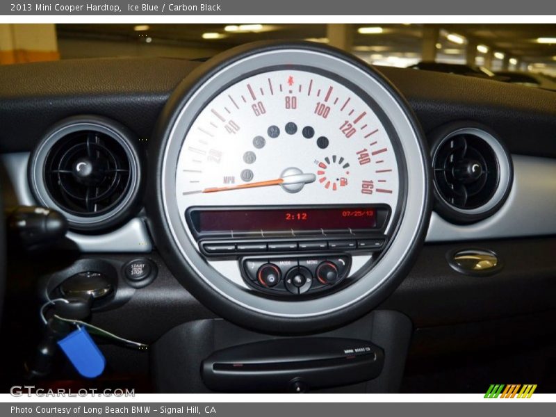 Ice Blue / Carbon Black 2013 Mini Cooper Hardtop