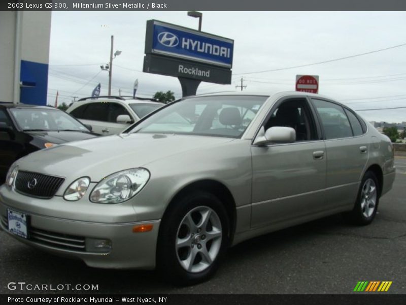 Millennium Silver Metallic / Black 2003 Lexus GS 300