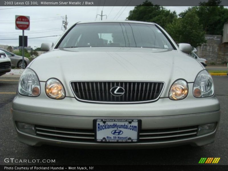 Millennium Silver Metallic / Black 2003 Lexus GS 300