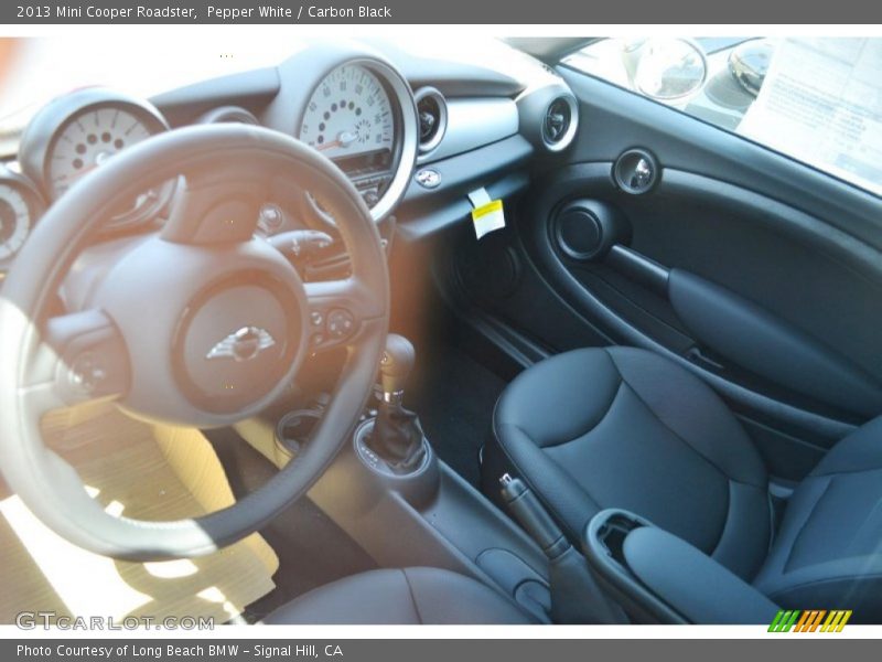 Pepper White / Carbon Black 2013 Mini Cooper Roadster
