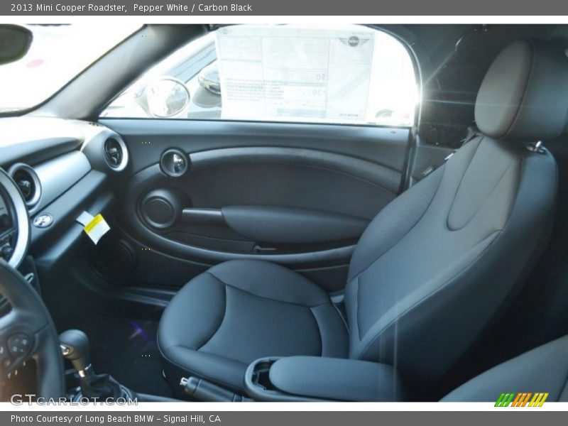 Pepper White / Carbon Black 2013 Mini Cooper Roadster