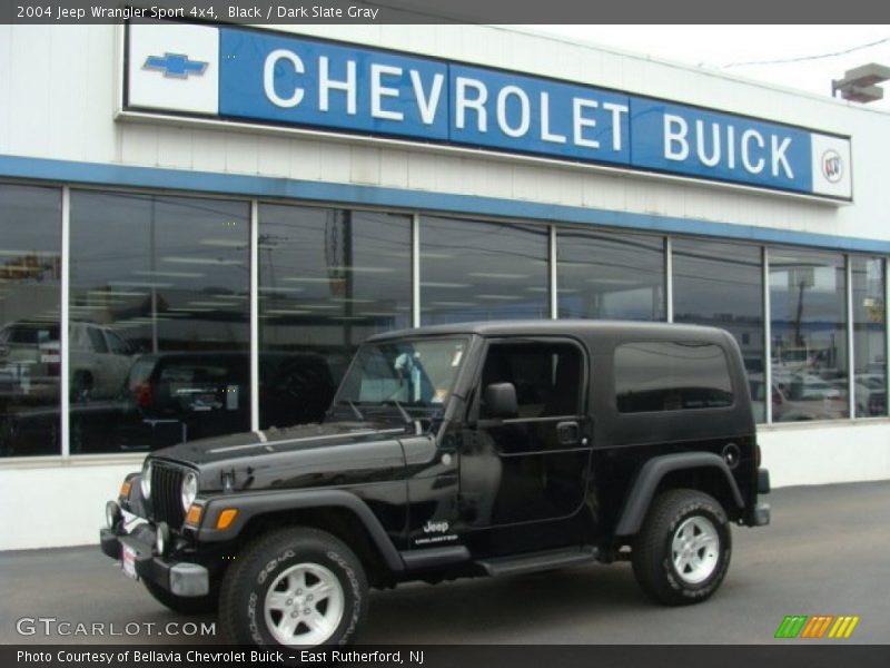 Black / Dark Slate Gray 2004 Jeep Wrangler Sport 4x4