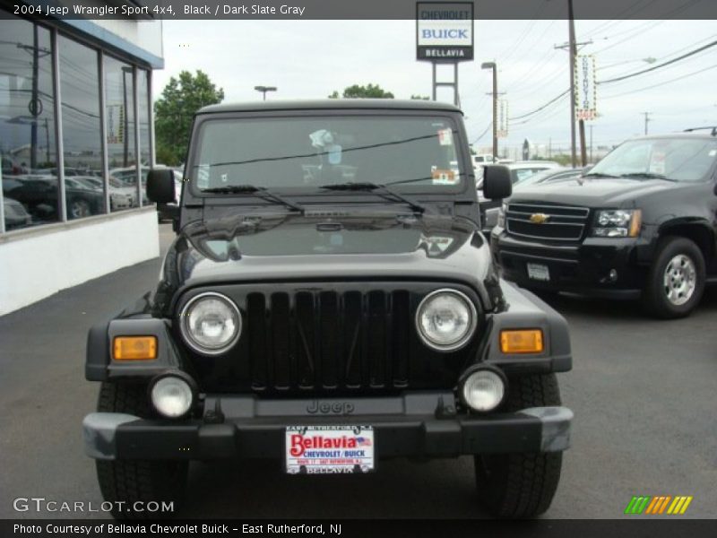 Black / Dark Slate Gray 2004 Jeep Wrangler Sport 4x4