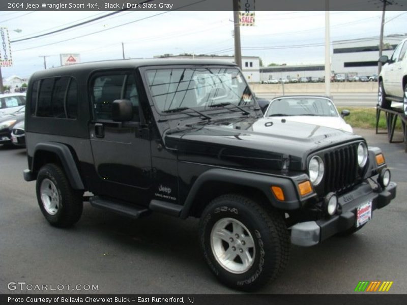 Black / Dark Slate Gray 2004 Jeep Wrangler Sport 4x4