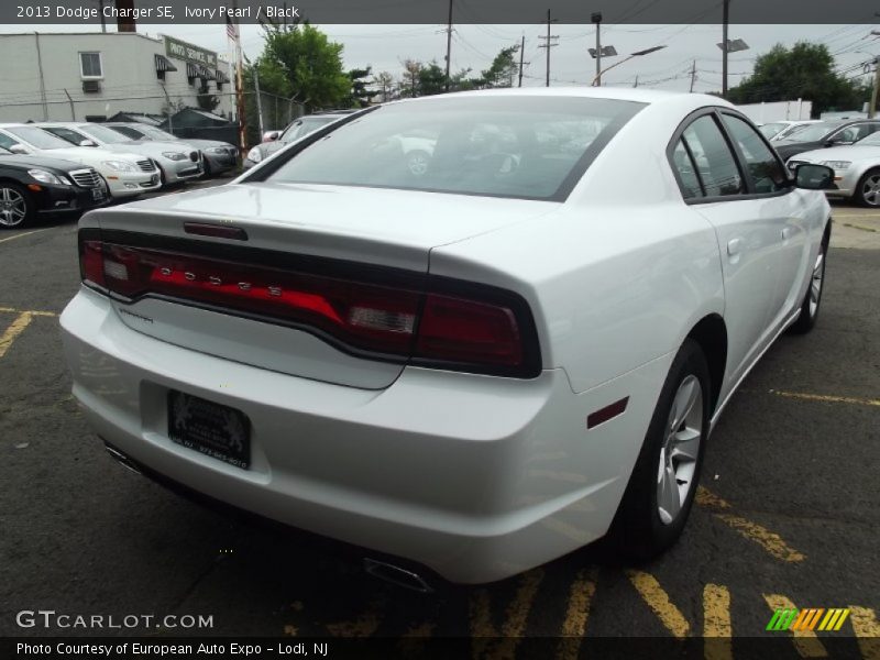 Ivory Pearl / Black 2013 Dodge Charger SE