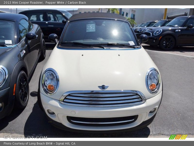 Pepper White / Carbon Black 2013 Mini Cooper Roadster