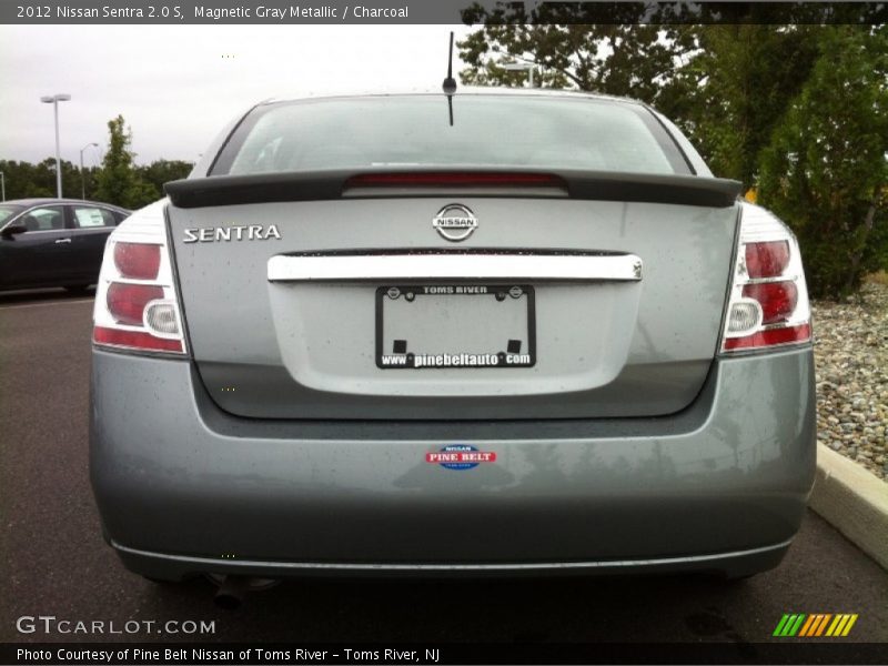 Magnetic Gray Metallic / Charcoal 2012 Nissan Sentra 2.0 S