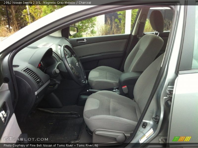 Magnetic Gray Metallic / Charcoal 2012 Nissan Sentra 2.0 S