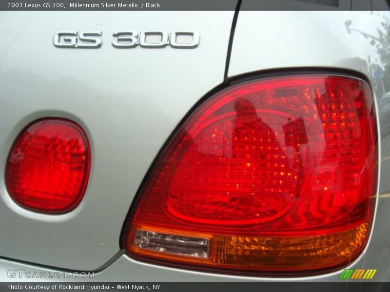 Millennium Silver Metallic / Black 2003 Lexus GS 300