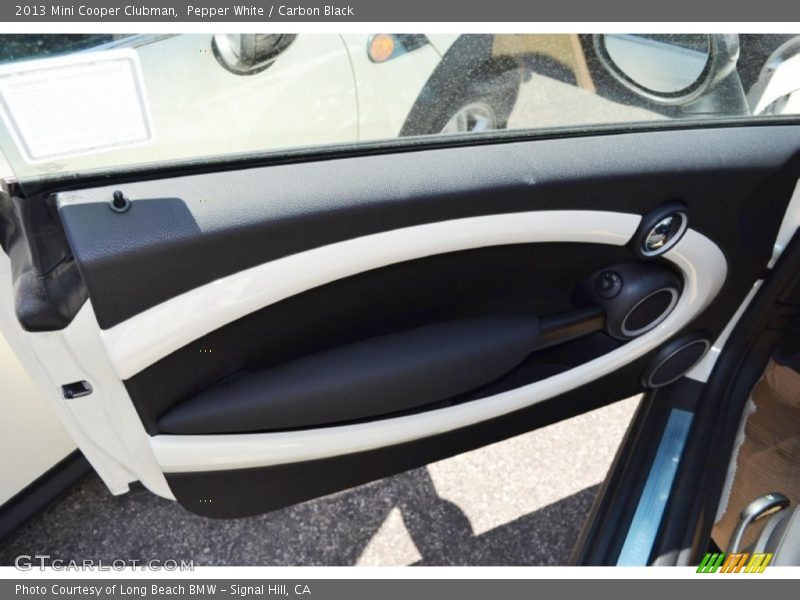 Pepper White / Carbon Black 2013 Mini Cooper Clubman