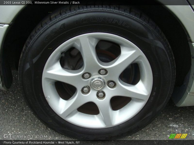 Millennium Silver Metallic / Black 2003 Lexus GS 300