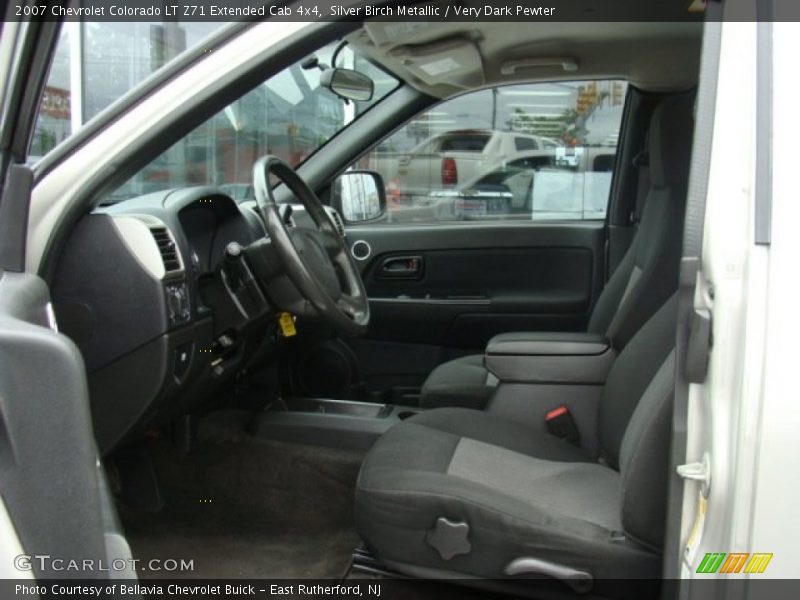 Silver Birch Metallic / Very Dark Pewter 2007 Chevrolet Colorado LT Z71 Extended Cab 4x4