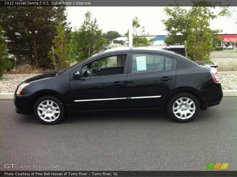 Super Black / Charcoal 2012 Nissan Sentra 2.0 S