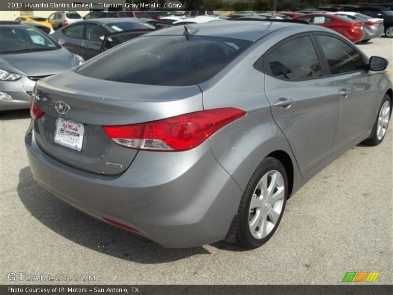 Titanium Gray Metallic / Gray 2013 Hyundai Elantra Limited