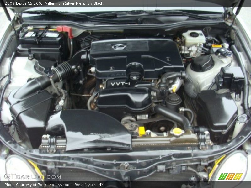 Millennium Silver Metallic / Black 2003 Lexus GS 300
