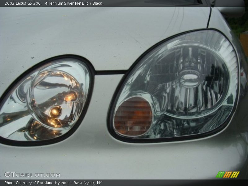 Millennium Silver Metallic / Black 2003 Lexus GS 300