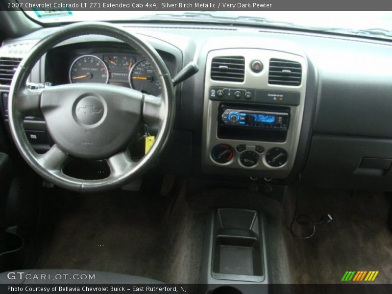 Silver Birch Metallic / Very Dark Pewter 2007 Chevrolet Colorado LT Z71 Extended Cab 4x4