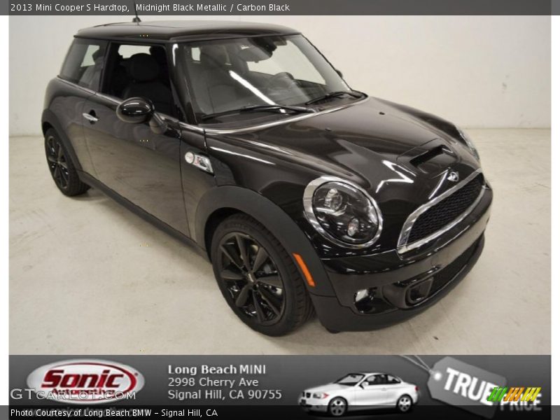 Midnight Black Metallic / Carbon Black 2013 Mini Cooper S Hardtop