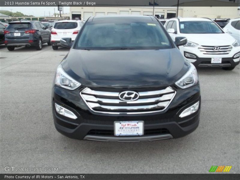 Twilight Black / Beige 2013 Hyundai Santa Fe Sport