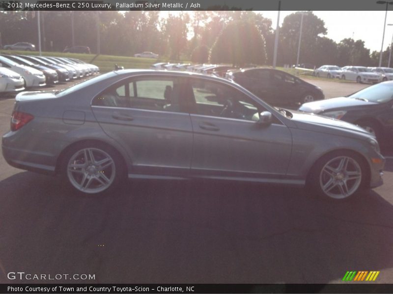 Palladium Silver Metallic / Ash 2012 Mercedes-Benz C 250 Luxury