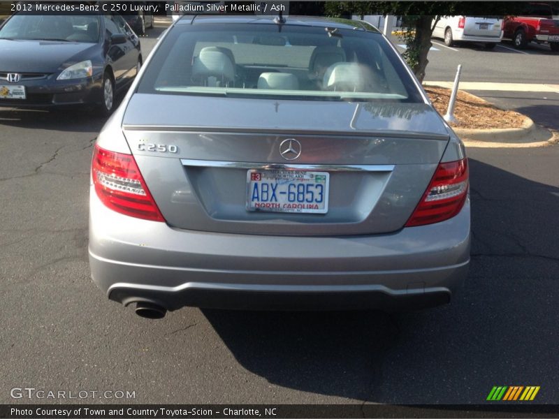 Palladium Silver Metallic / Ash 2012 Mercedes-Benz C 250 Luxury