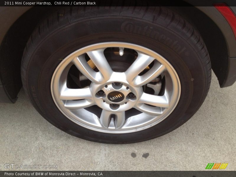 Chili Red / Carbon Black 2011 Mini Cooper Hardtop