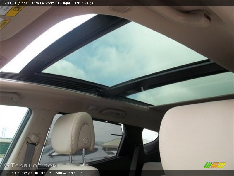 Twilight Black / Beige 2013 Hyundai Santa Fe Sport