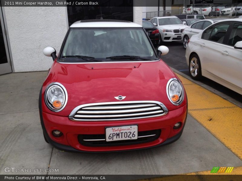 Chili Red / Carbon Black 2011 Mini Cooper Hardtop