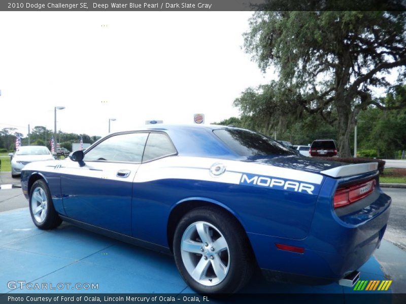 Deep Water Blue Pearl / Dark Slate Gray 2010 Dodge Challenger SE