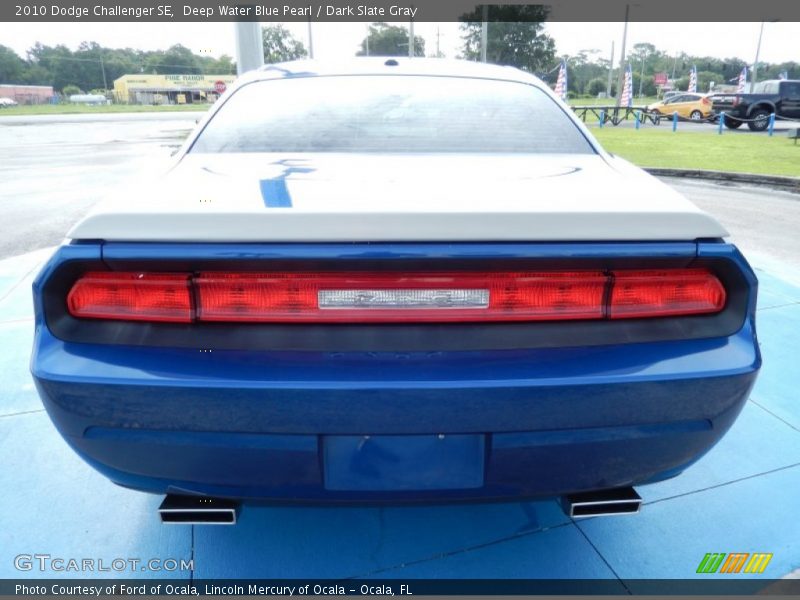 Deep Water Blue Pearl / Dark Slate Gray 2010 Dodge Challenger SE