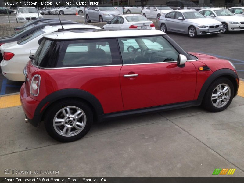 Chili Red / Carbon Black 2011 Mini Cooper Hardtop