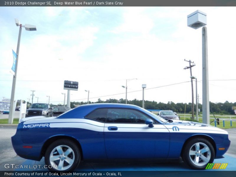 Deep Water Blue Pearl / Dark Slate Gray 2010 Dodge Challenger SE