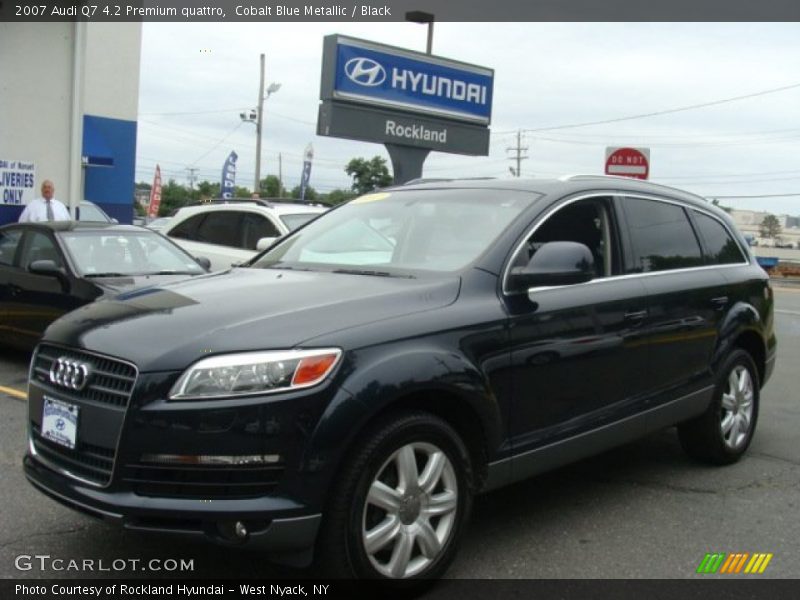 Cobalt Blue Metallic / Black 2007 Audi Q7 4.2 Premium quattro