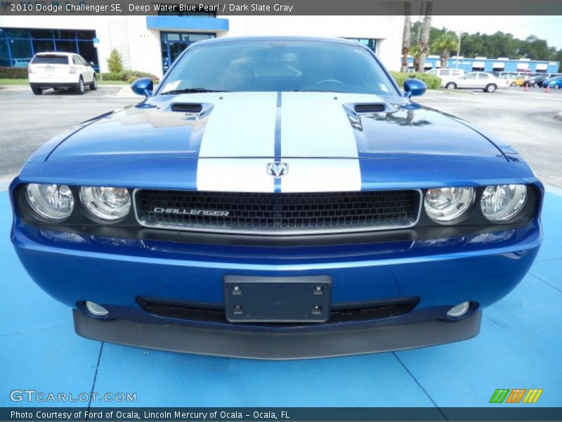 Deep Water Blue Pearl / Dark Slate Gray 2010 Dodge Challenger SE