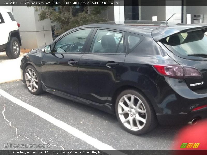 Black Mica / MAZDASPEED Black/Red 2012 Mazda MAZDA3 MAZDASPEED3