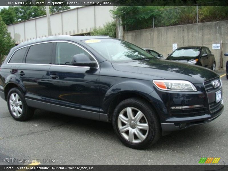 Cobalt Blue Metallic / Black 2007 Audi Q7 4.2 Premium quattro