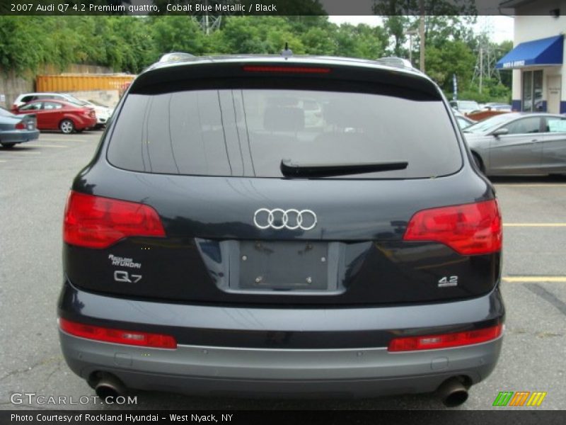 Cobalt Blue Metallic / Black 2007 Audi Q7 4.2 Premium quattro