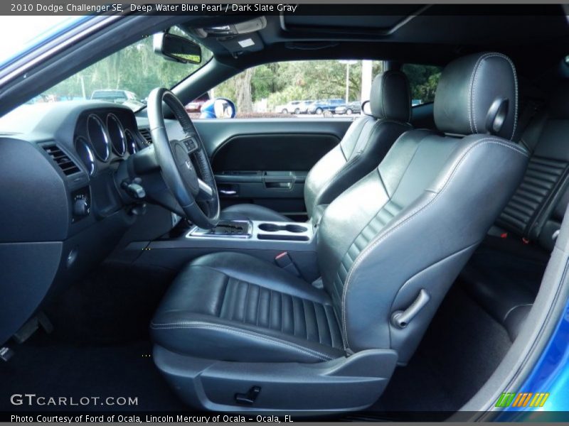 Deep Water Blue Pearl / Dark Slate Gray 2010 Dodge Challenger SE