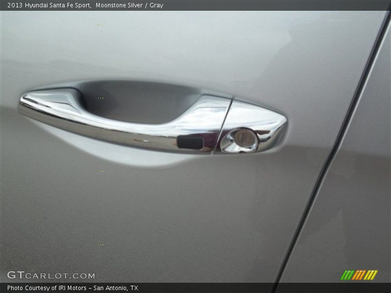 Moonstone Silver / Gray 2013 Hyundai Santa Fe Sport