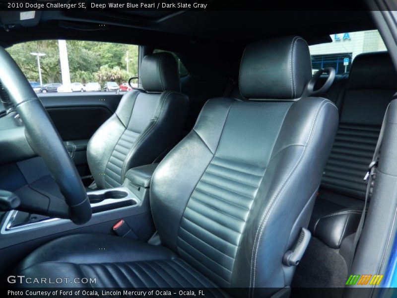 Deep Water Blue Pearl / Dark Slate Gray 2010 Dodge Challenger SE