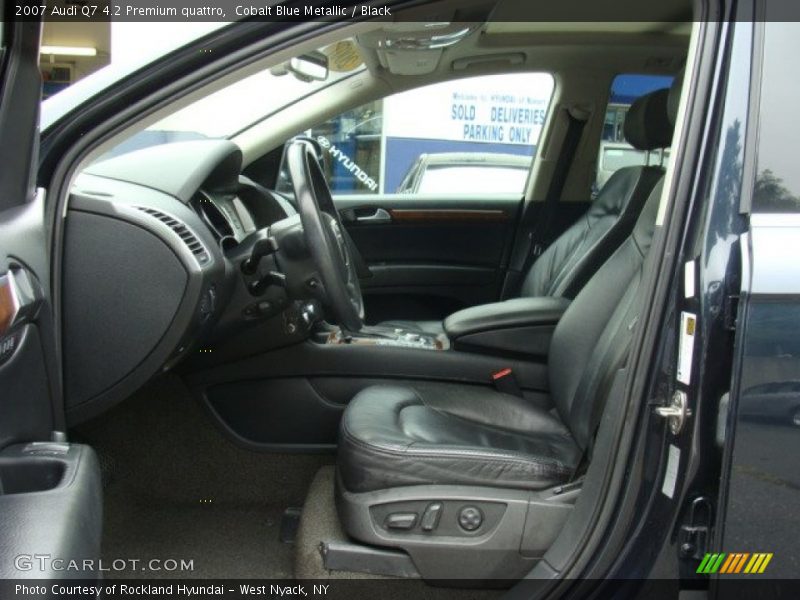 Cobalt Blue Metallic / Black 2007 Audi Q7 4.2 Premium quattro