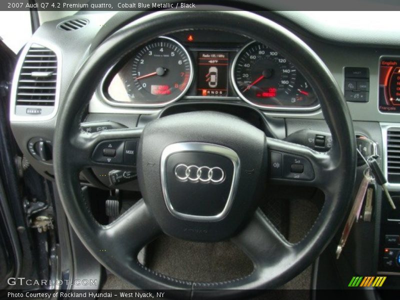 Cobalt Blue Metallic / Black 2007 Audi Q7 4.2 Premium quattro