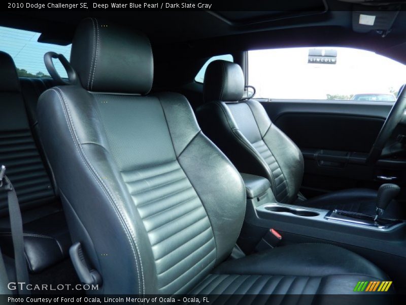 Deep Water Blue Pearl / Dark Slate Gray 2010 Dodge Challenger SE