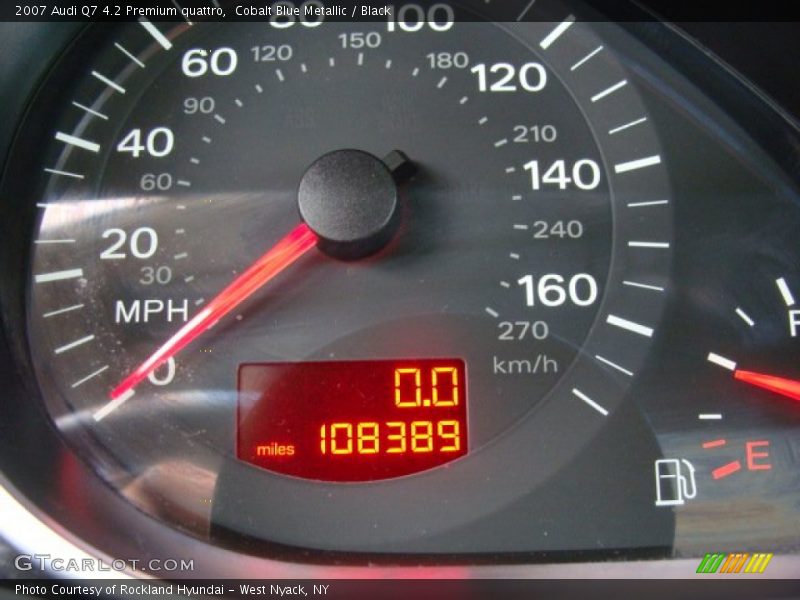 Cobalt Blue Metallic / Black 2007 Audi Q7 4.2 Premium quattro