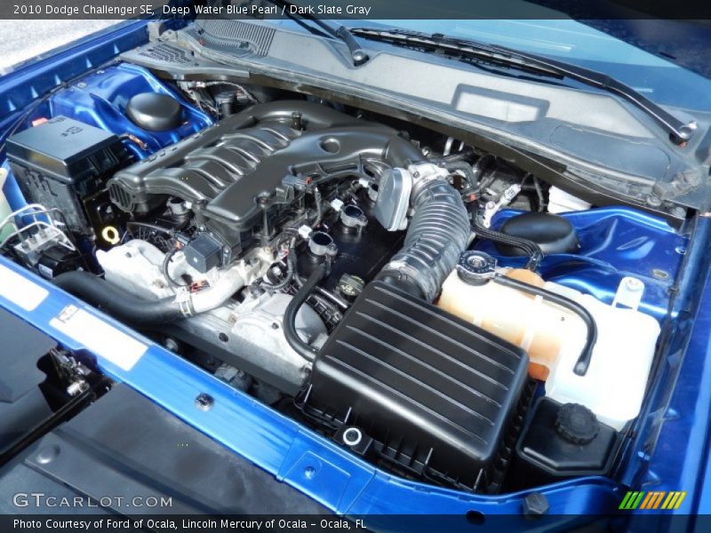 Deep Water Blue Pearl / Dark Slate Gray 2010 Dodge Challenger SE