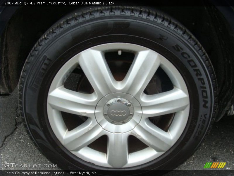 Cobalt Blue Metallic / Black 2007 Audi Q7 4.2 Premium quattro