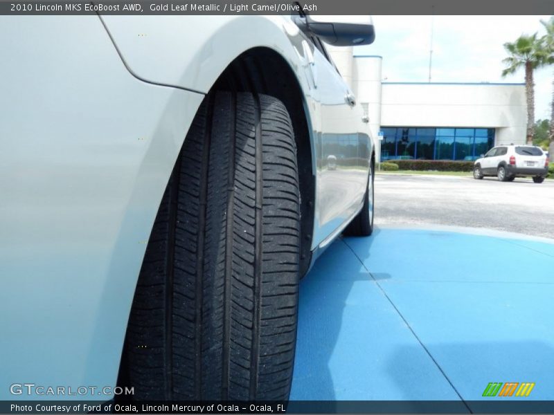 Gold Leaf Metallic / Light Camel/Olive Ash 2010 Lincoln MKS EcoBoost AWD